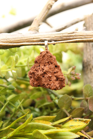 Lava Rock Red Pendant