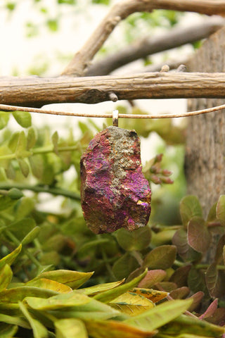 Peacock Ore Pendant