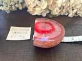 Agate Cut Base Dyed Pink #1