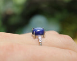 Blue Kyanite Gem Ring