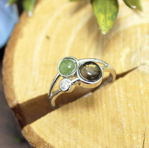 Mixed Tourmaline Ring #2