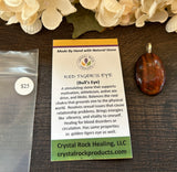 Red Tigers Eye Pendant