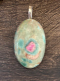 Ruby in Fuchsite Pendant