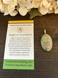 Ruby in Fuchsite Pendant