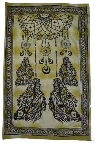 Tapestry - Dream Catcher, Green/Black