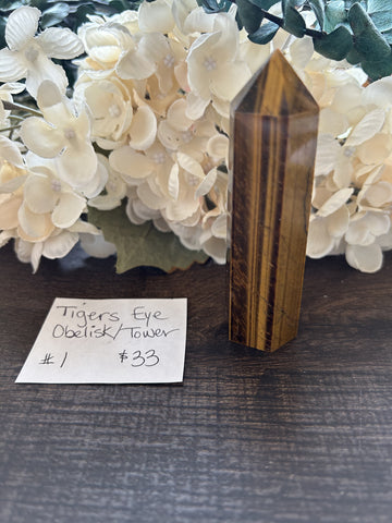 Golden Tigers Eye Obelisk Tower #1