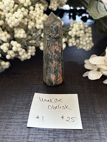 Unakite Obelisk #1