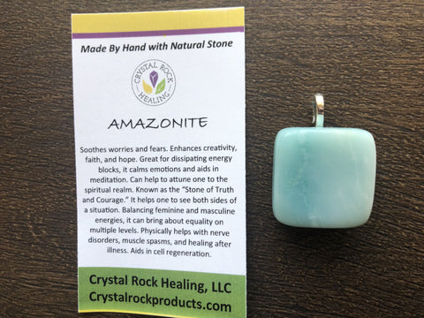 Amazonite Pendant