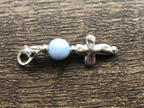 Angelite Charm