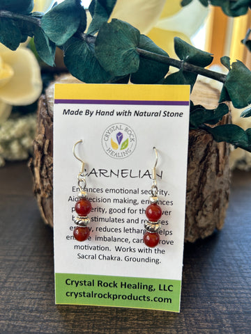 Carnelian Agate Earrings