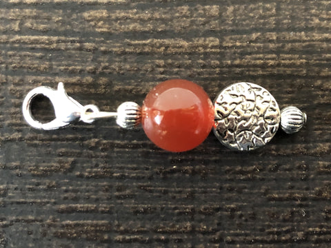 Carnelian Agate Charm
