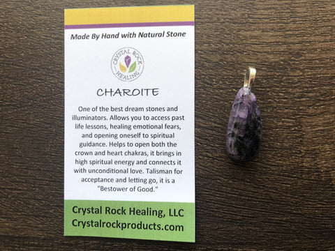Charoite Pendant
