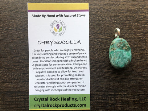 Chrysocolla Pendant