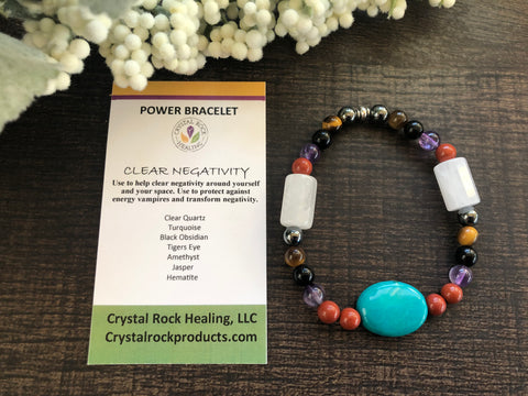 Power Bracelet Clear Negativity