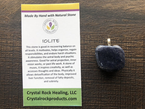 Iolite Pendant