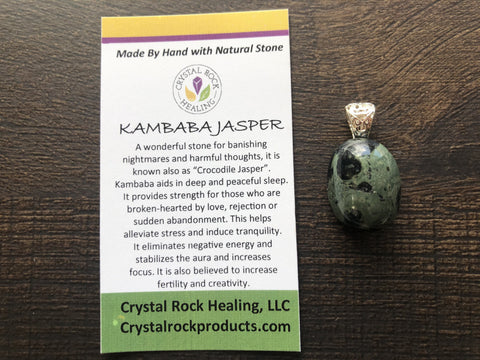 Kambaba Jasper Pendant