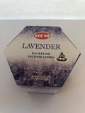 Backflow Hem Incense Cones-Lavender