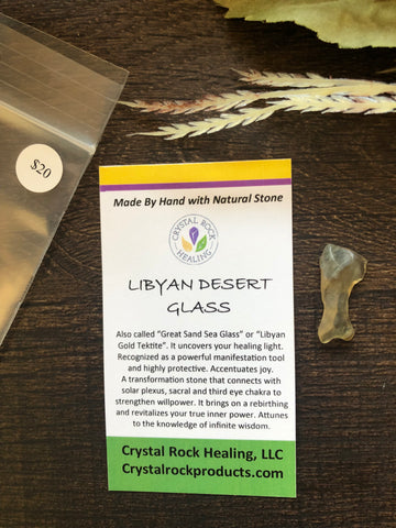 Libyan Desert Glass $20