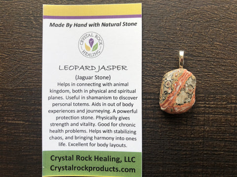 Leopard Jasper Pendant