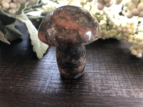 Glaucophane Jasper Mushroom #2