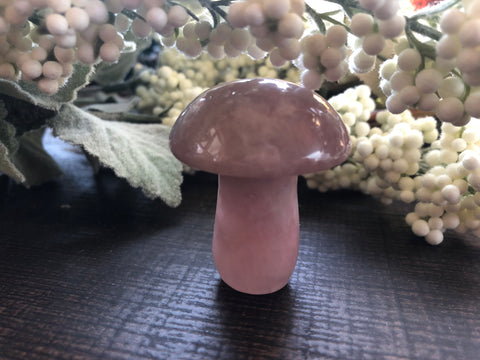 Rose Quartz Mushroom #2