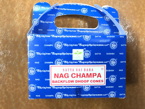 Backflow Dhoop Incense Cones-Nag Champa