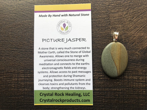 Picture Jasper Pendant