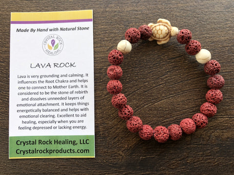 Red Lava Diffuser Bracelet