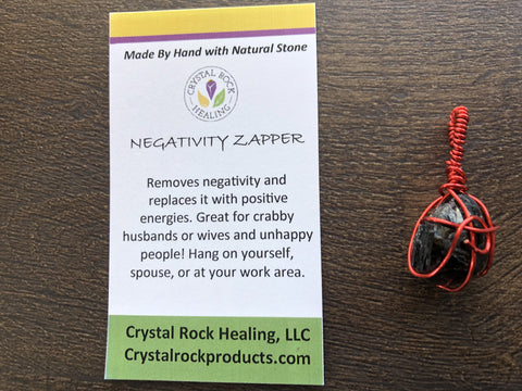 Red Wire Wrapped Negativity Zapper