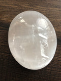 Selenite Palm Stone