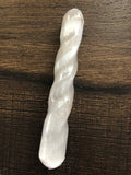 Selenite Spiral Wand
