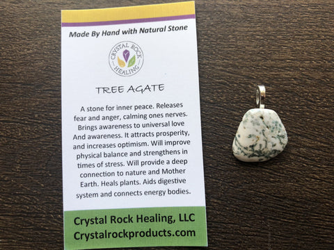 Tree Agate Pendant