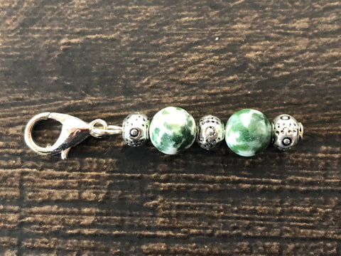 Tree Agate Charm
