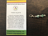 Tree Agate Charm
