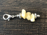 Yellow Aragonite Charm
