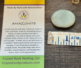 Amazonite Small Oval Pocket Stone
