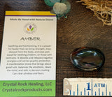 Amber Tumbled Pocket Stone