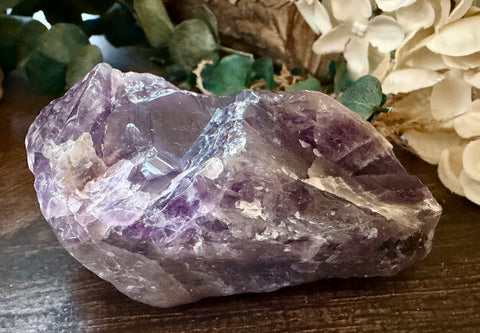 Chevron Amethyst Polished Point #2