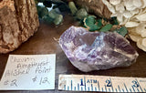 Chevron Amethyst Polished Point #2