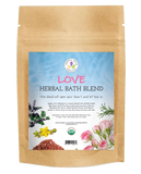 Bath Blend Organic- Love with Muslin Bag and Stone