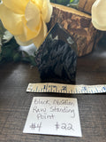 Black Obsidian Raw Standing Point #4