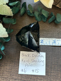 Black Obsidian Raw Standing Point #6