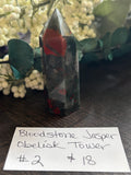 Bloodstone Jasper Obelisk Tower #2