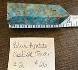 Blue Apatite Obelisk Tower #2