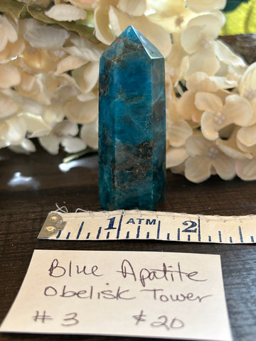 Blue Apatite Obelisk Tower #3