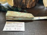 Blue Aragonite Obelisk Tower #2