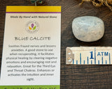 Calcite Blue Tumbled Pocket Stone