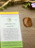 Carnelian Oval Pocket Stone Medium