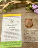 Carnelian Oval Pocket Stone Medium