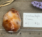 Carnelian Agate Flame #1